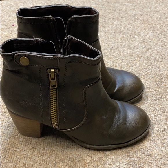 Crown vintage brown heeled boots - Picture 3 of 6